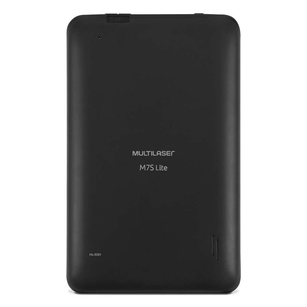 Tablet Multilaser M7S Lite 1GB 8GB Quad Core Wi-Fi Tela 7 Pol. Android 8.1 Preto - NB296
