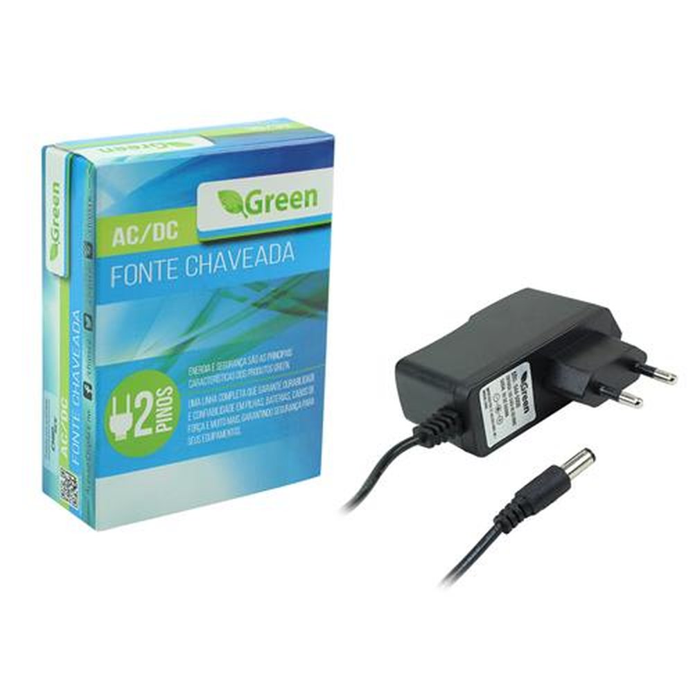 Fonte Chaveada 9v 500ma - Plug 5,5mm X 2,1mm