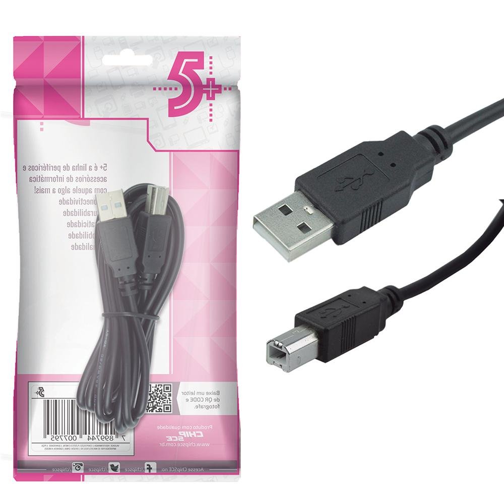 Extensor Usb Cabo Chipsce Usb Amacho Xb Macho 2.0m Preto