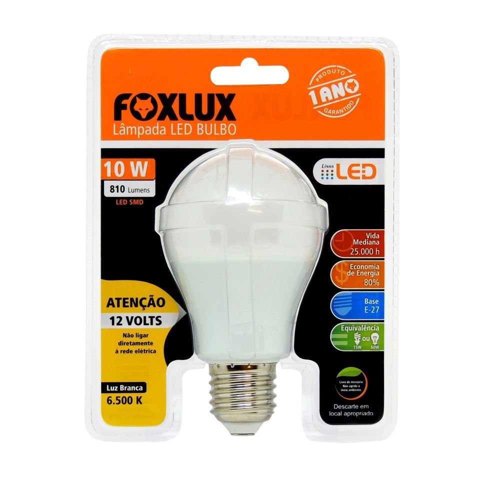 Lampada Led 12V X 10W Foxlux