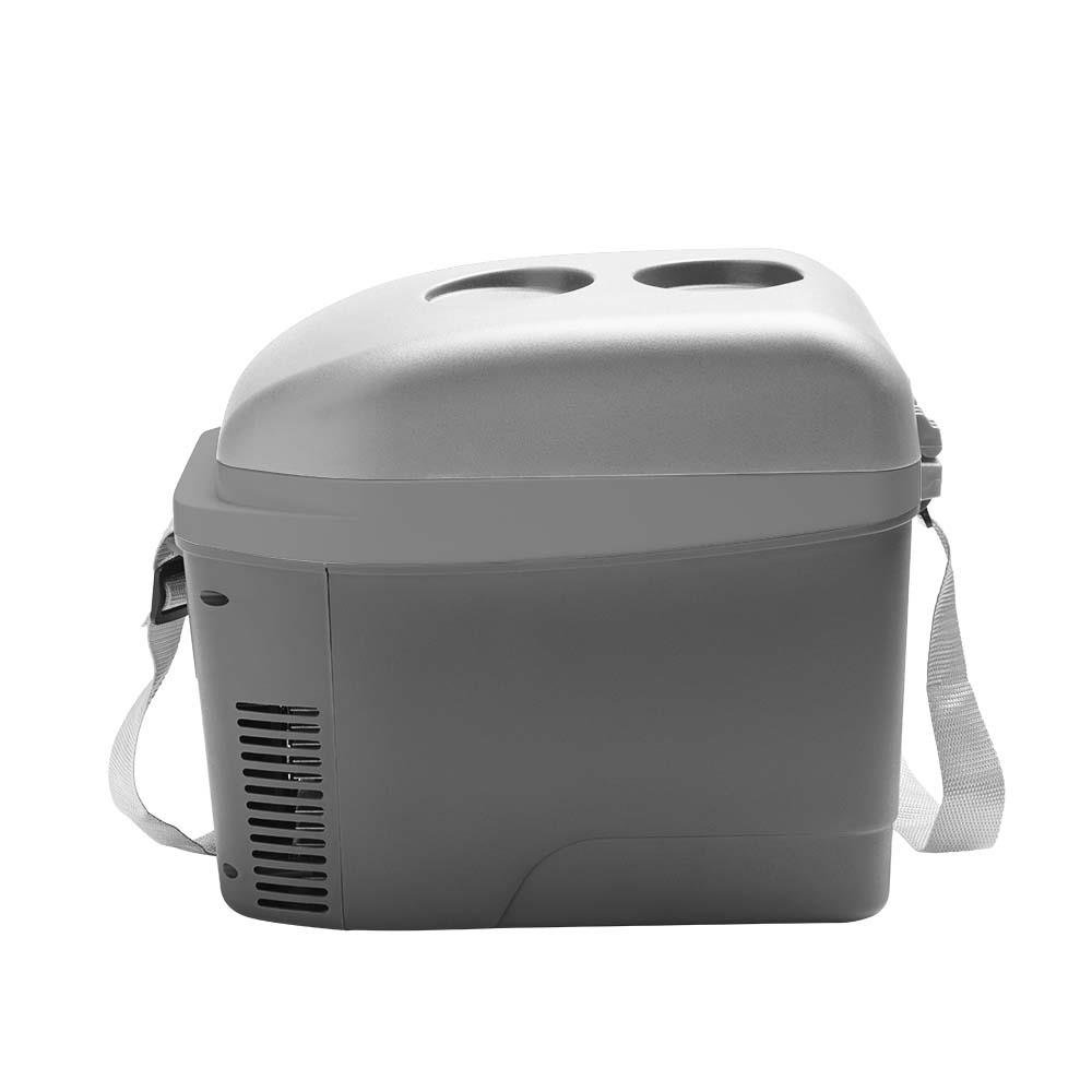 Mini Cooler 2 7L Cinza Fosco Com Porta Copos 12V Com Alca - TV013