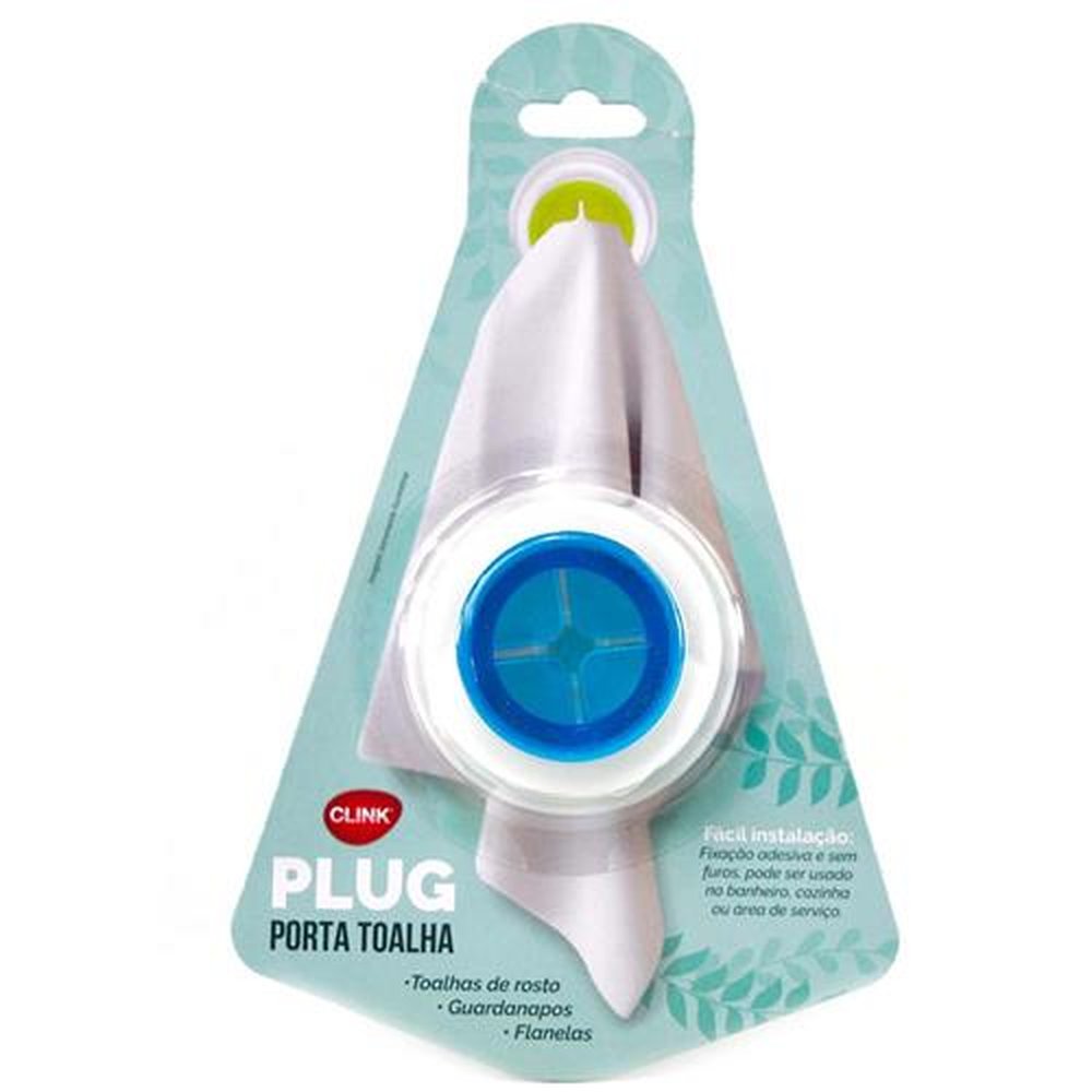 Porta Toalha De Plástico Plug