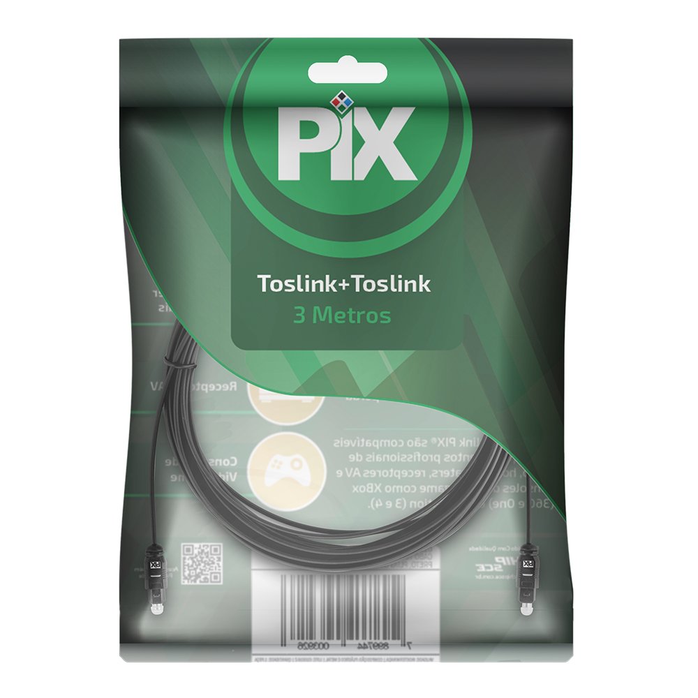 Cabo Optico Toslink Profissional 3m