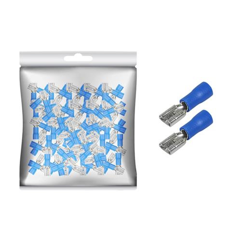 Terminal Femea Pre-isolado Fdd2-187 - 100 PCs