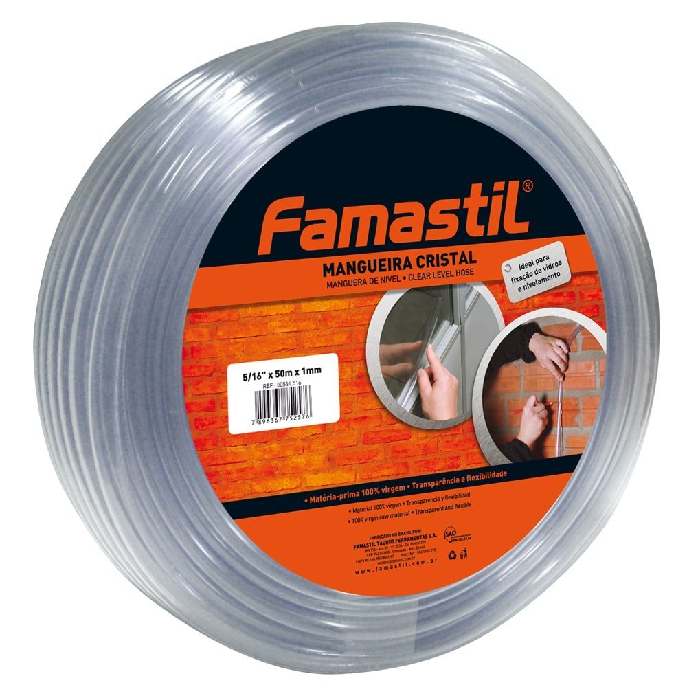 Mangueira Cristal 3/8X1,5Mm 50M