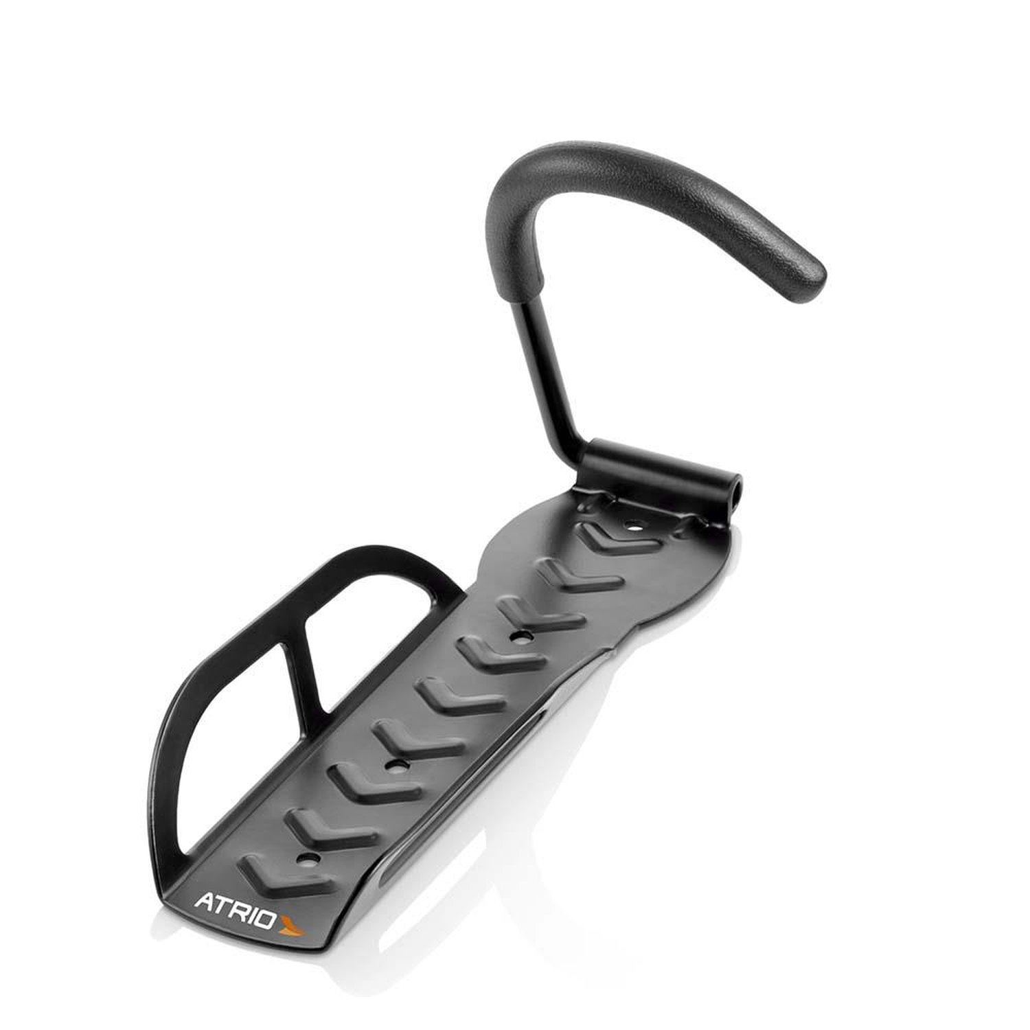 Suporte de Parede para Bicicleta até 20Kg com Gancho Acolchoado Material em Aço e Borracha Preto At