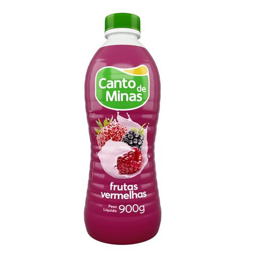 Iogurte Frutas Vermelhas garrafa 900g