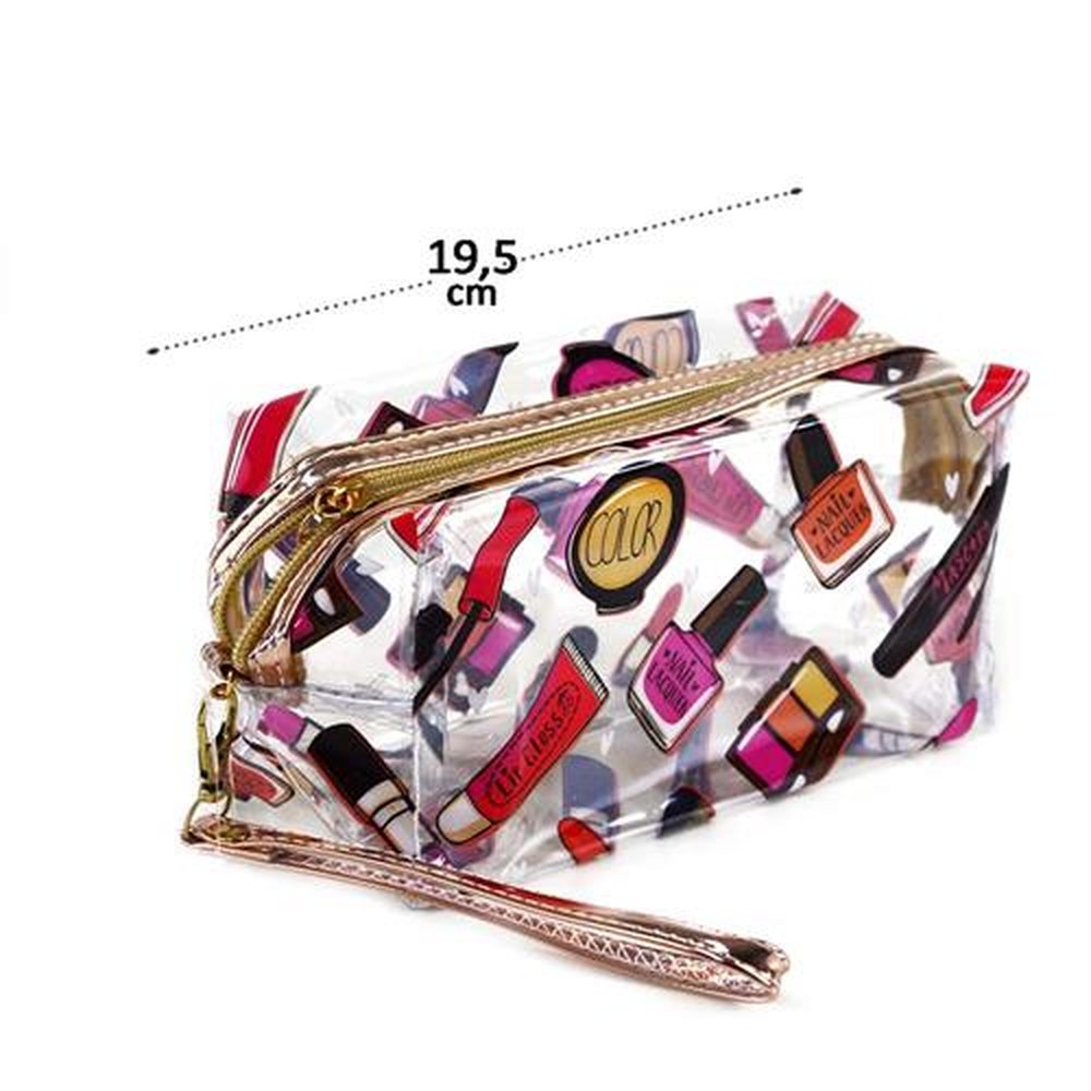 Necessaire Transparente Maquiagem
