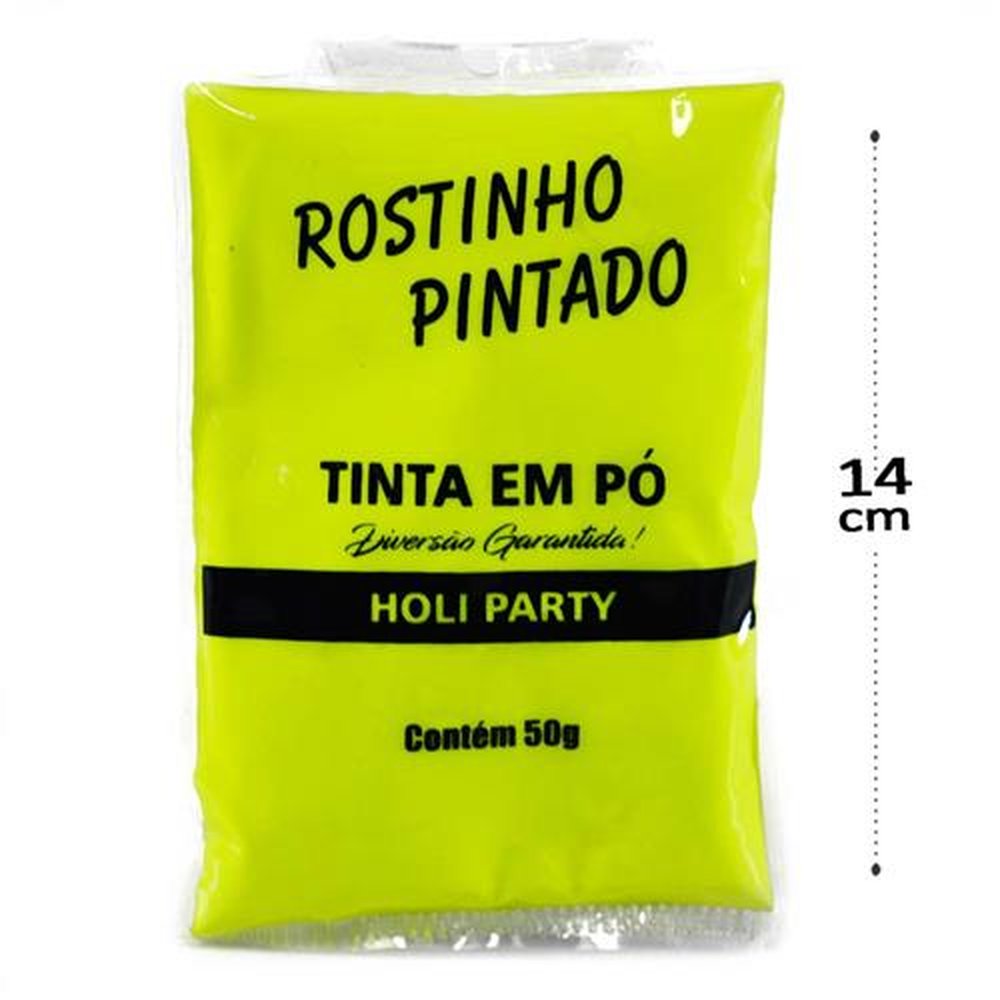 Tinta Em Pó Amarelo Fluorescente Powder