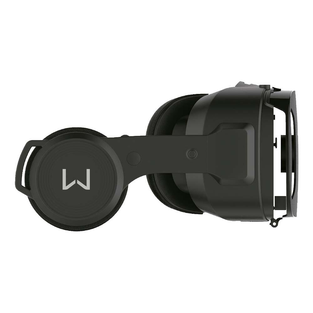 Óculos Warrior Realidade Virtual 3D Gamer Hedeon com Fone de Ouvido Preto - JS086