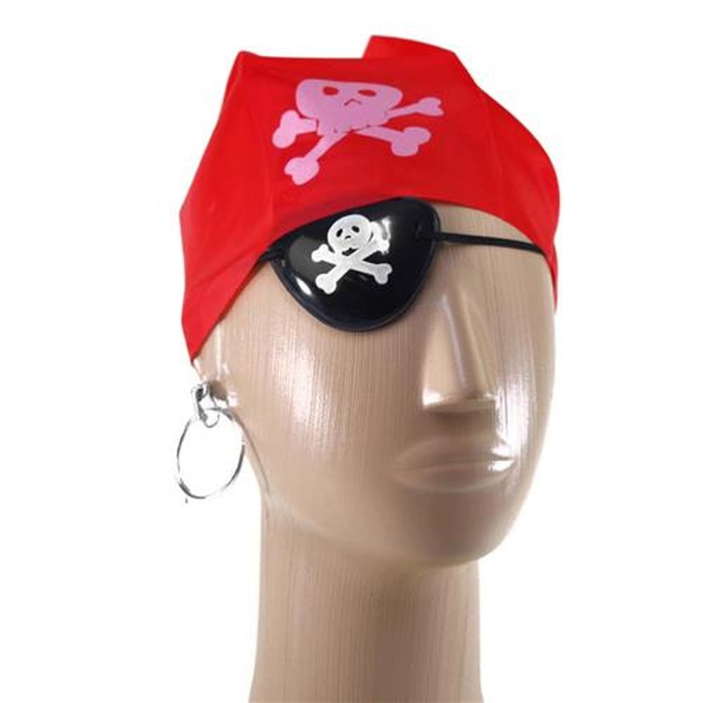 Kit Pirata Com 3 Peças Halloween