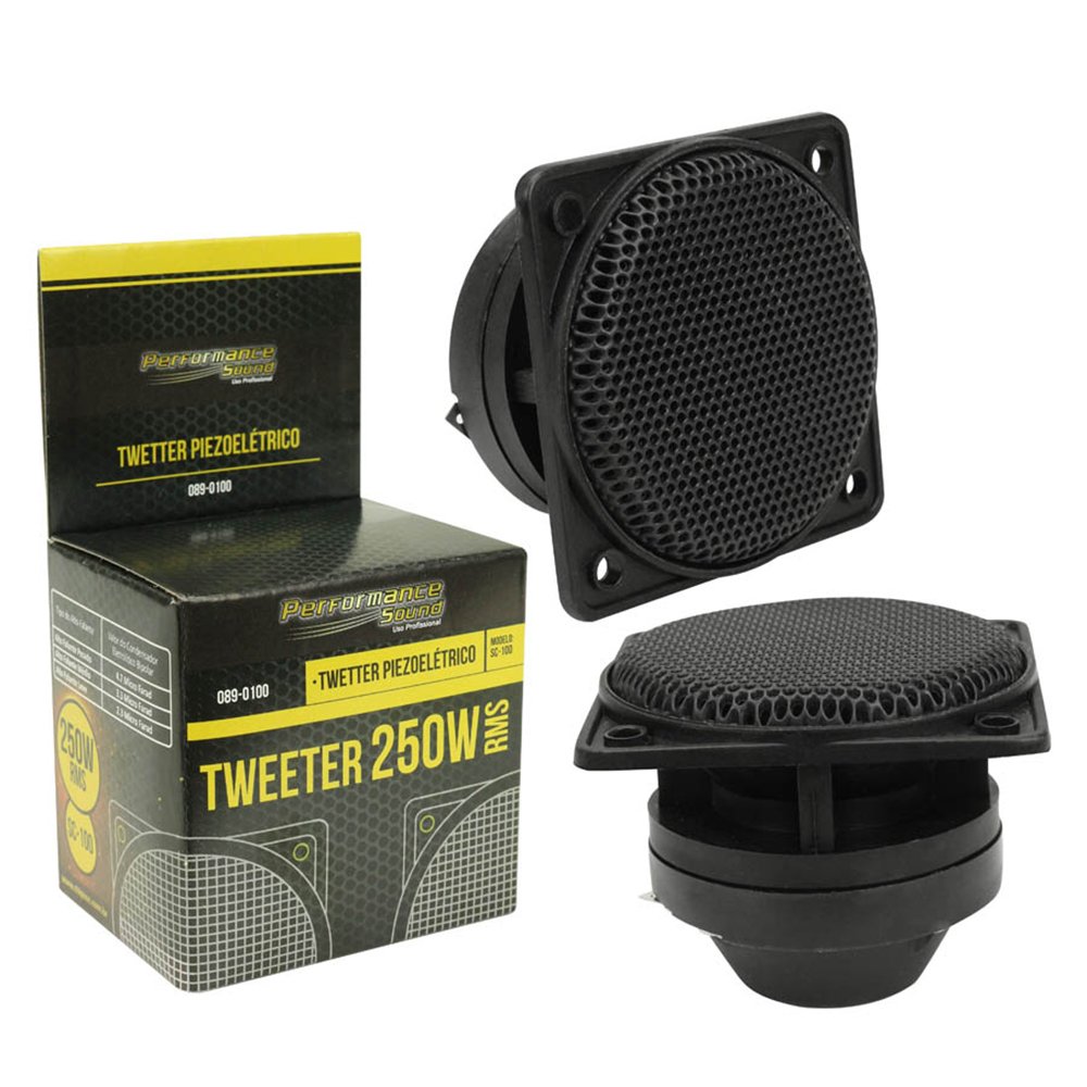 Plastic Tweeter Tweeter Plastico 250w - SCE-100 - Performance Sound | Martins Atacado