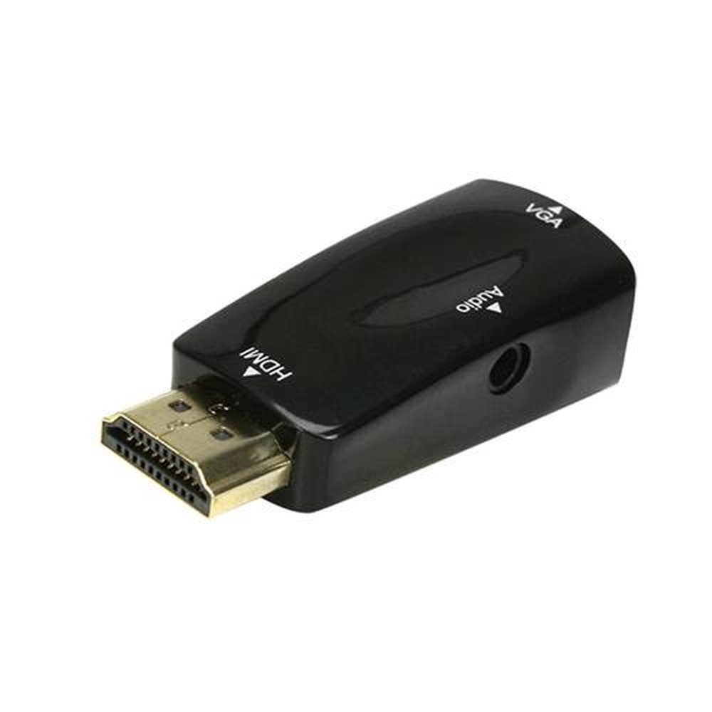 Conversor Plug HDMI P/VGA Com Saida R/l