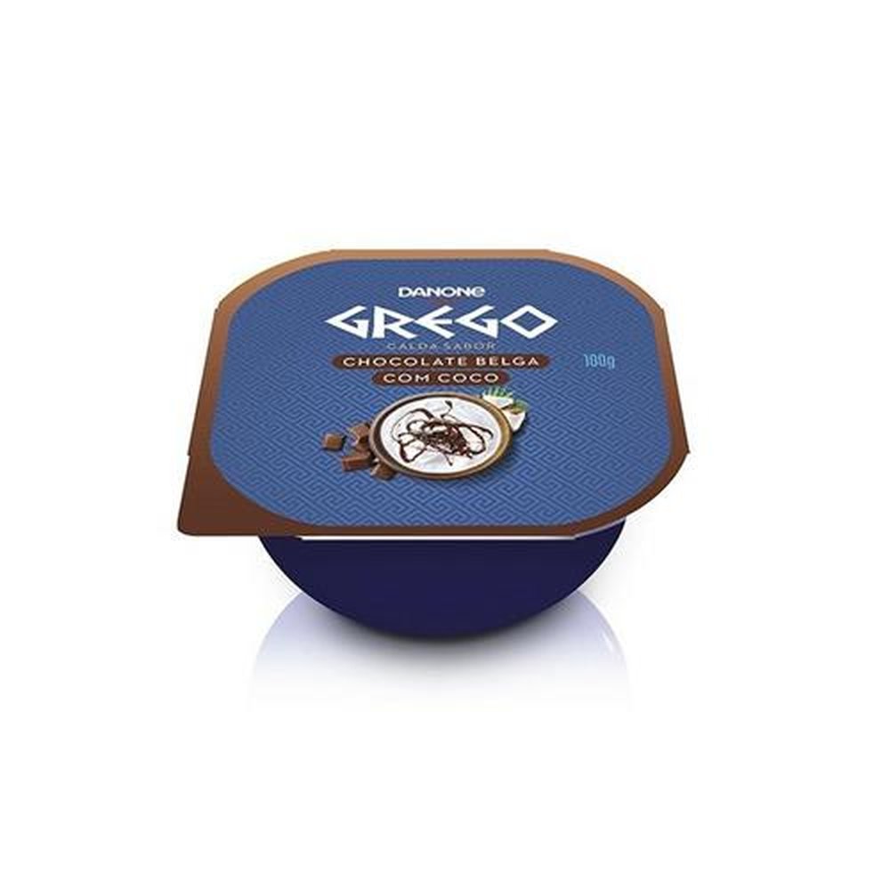 Danone Grego Chocolate Belga Com Coco 100G