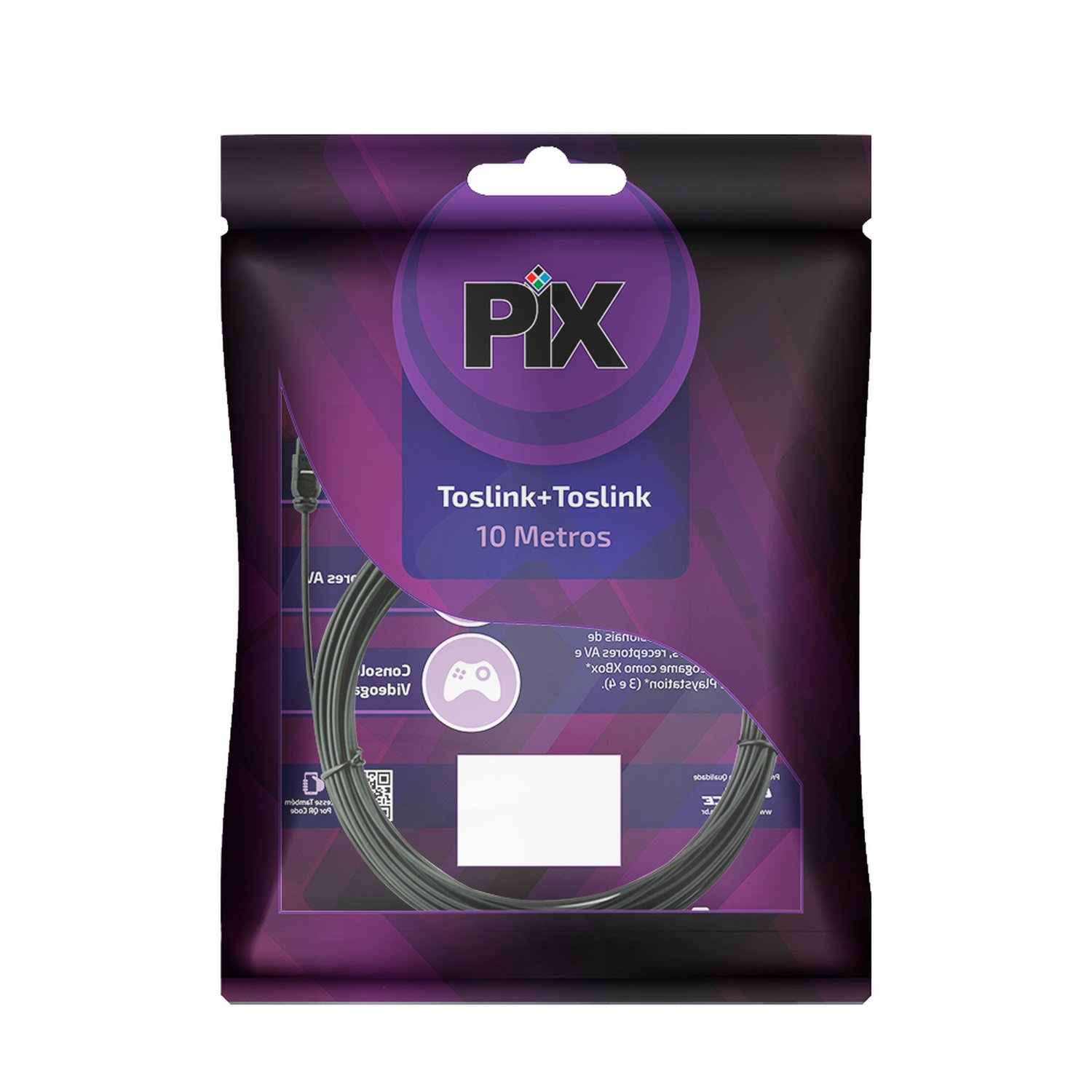 Cabo Optico Toslink Premium 10m