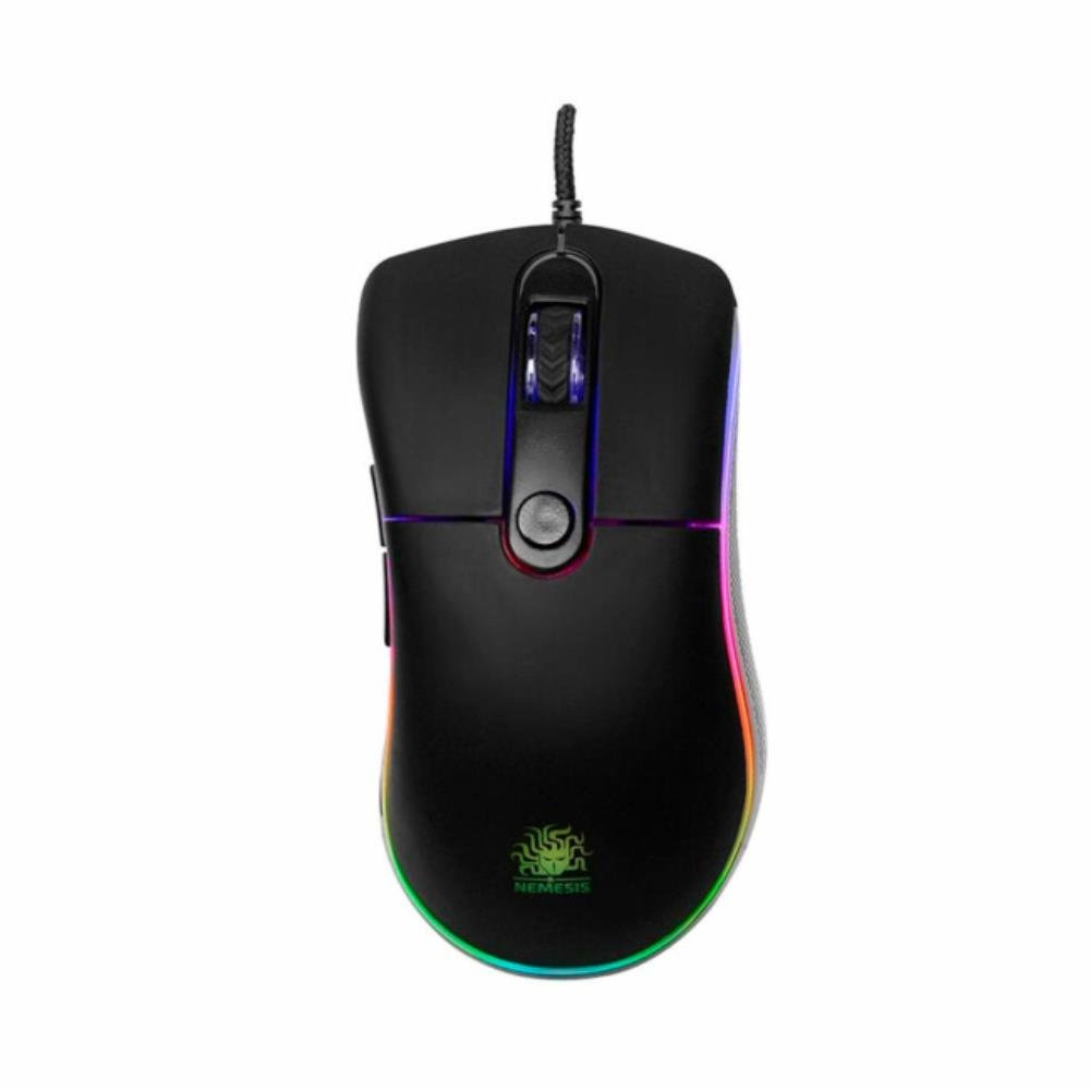 Mouse Gamer Nemesis Black Series, LED, 6 Botões, 4000DPI - 015-0070