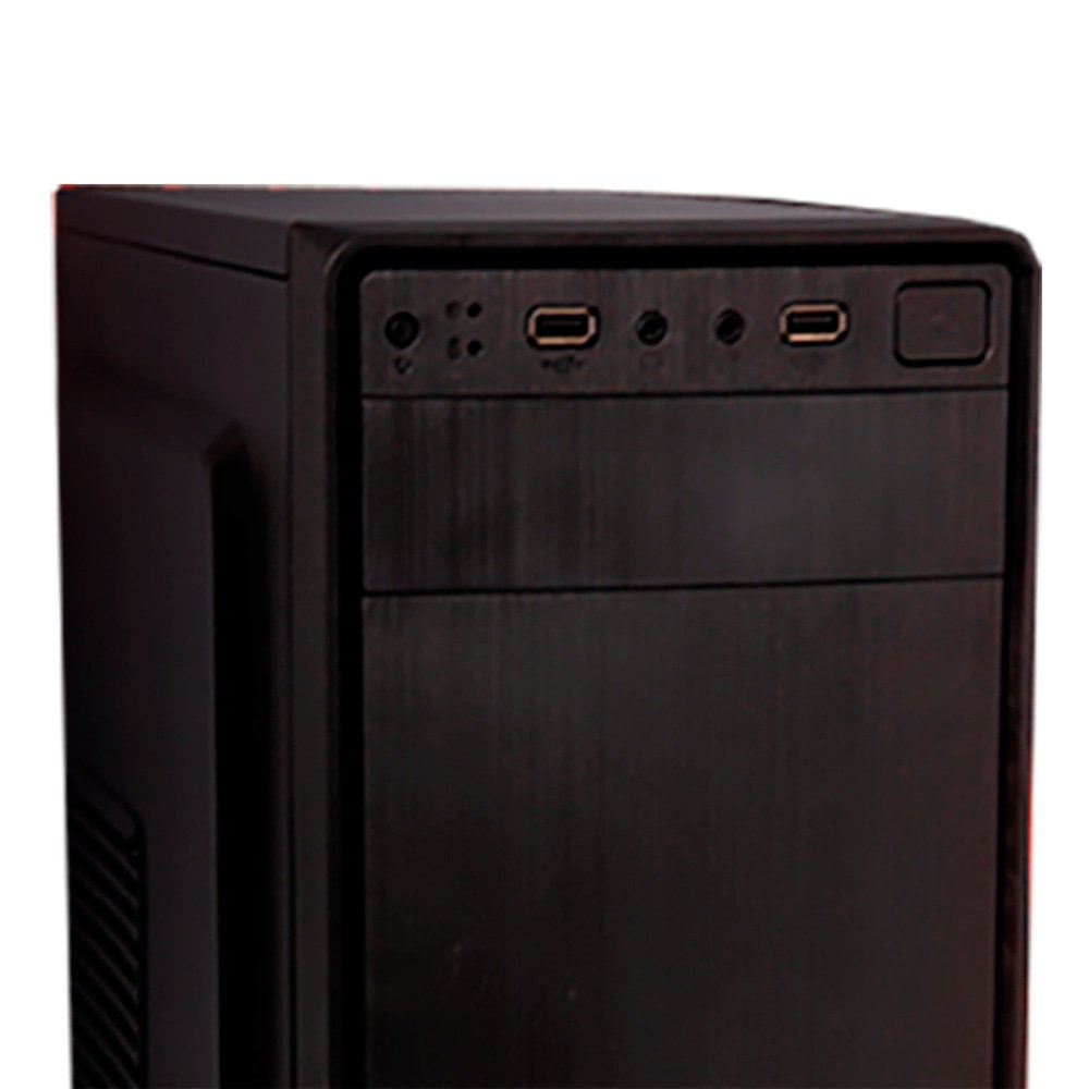 Computador Micro Multilaser DT50, AMD R3, 4GB, 1TB, Sem Monitor, Linux, Preto + Kit Teclado e Mouse