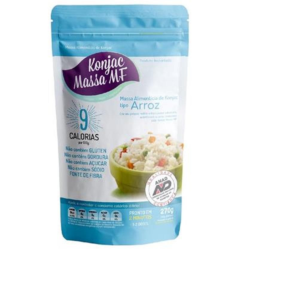 Massa alimenticia de Konjac tipo arroz