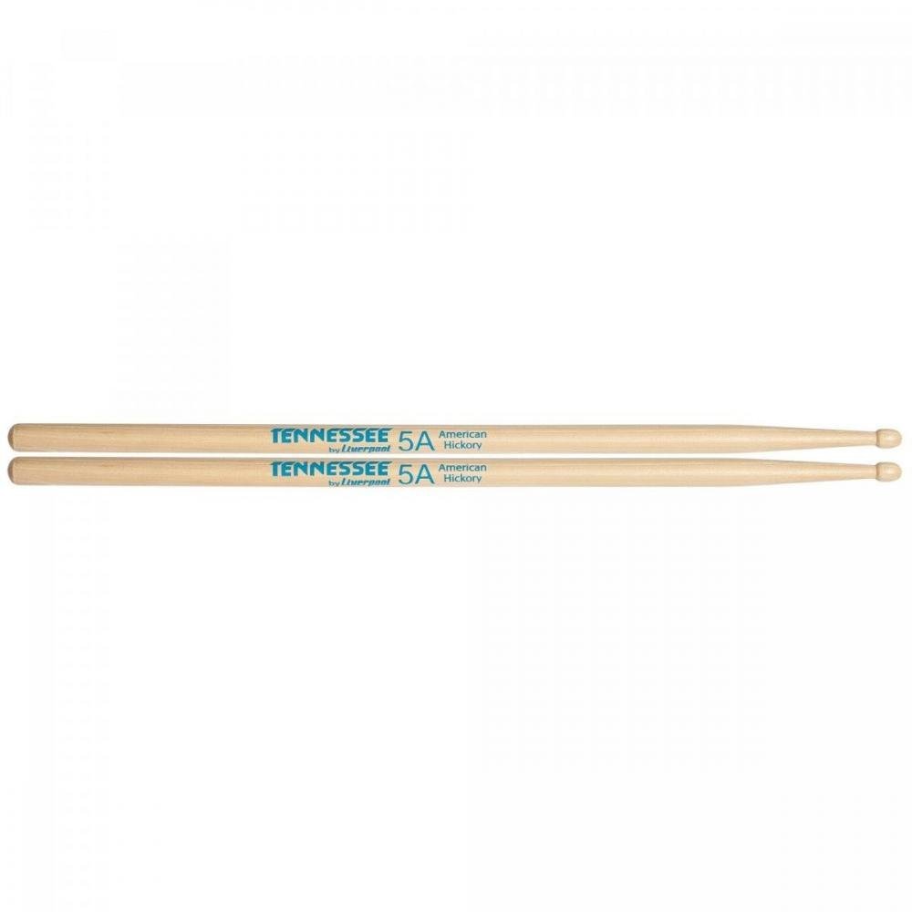 Baqueta para Bateria 5a Tennessee Liverpool - Embalagem com 2 Unidades (1 Par)