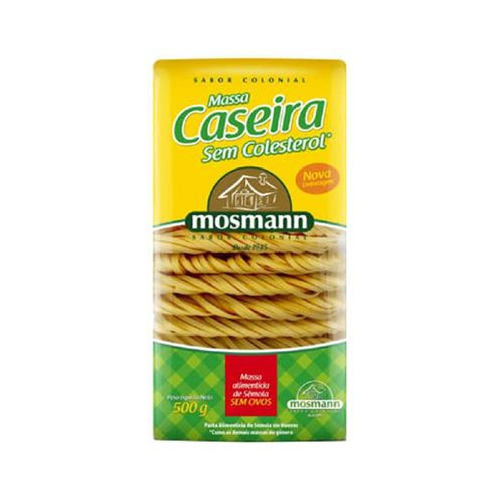 Massa caseira sem colesterol 500 g Mosmann