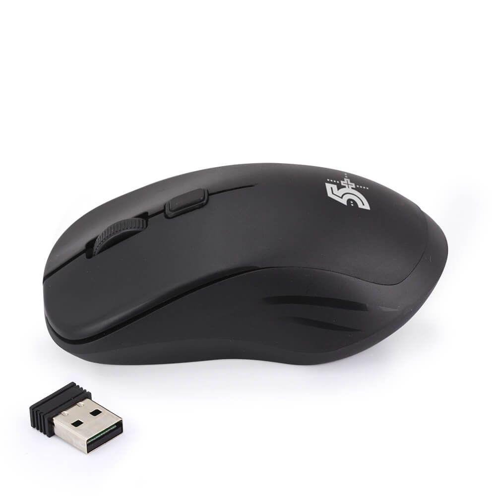 Mouse Óptico Sem Fio 2.4 Ghz Office MW-500 5 + - 015-0080