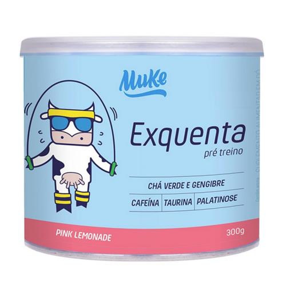 Pre Treino Pink Lemonade Exquenta Muke 300g +Mu