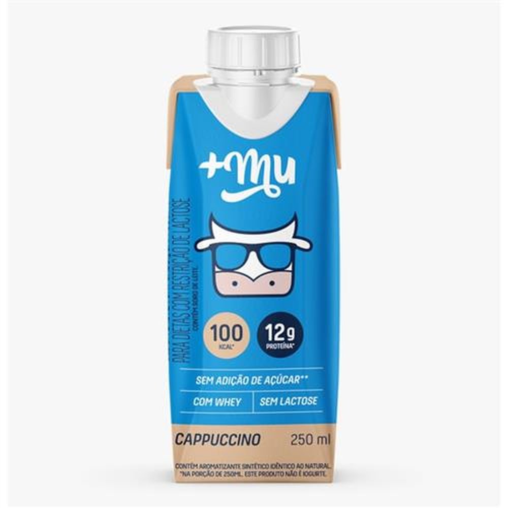 +Mu Pronto Bebida Lactea UHT Cappuccino 250ml Mais Mu