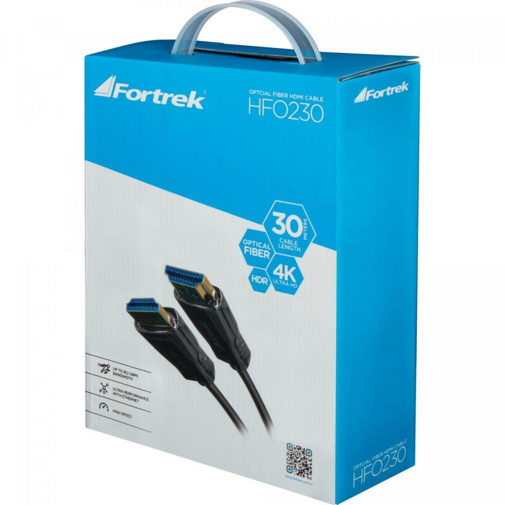 Cabo Hdmi Fibra Óptica 2.0 4k Hfo230 30m Fortrek