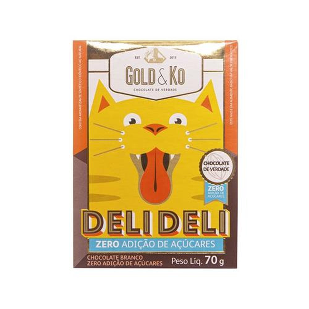 Deli Deli Branco Zero Adição de Açúcares 70 g Goldko