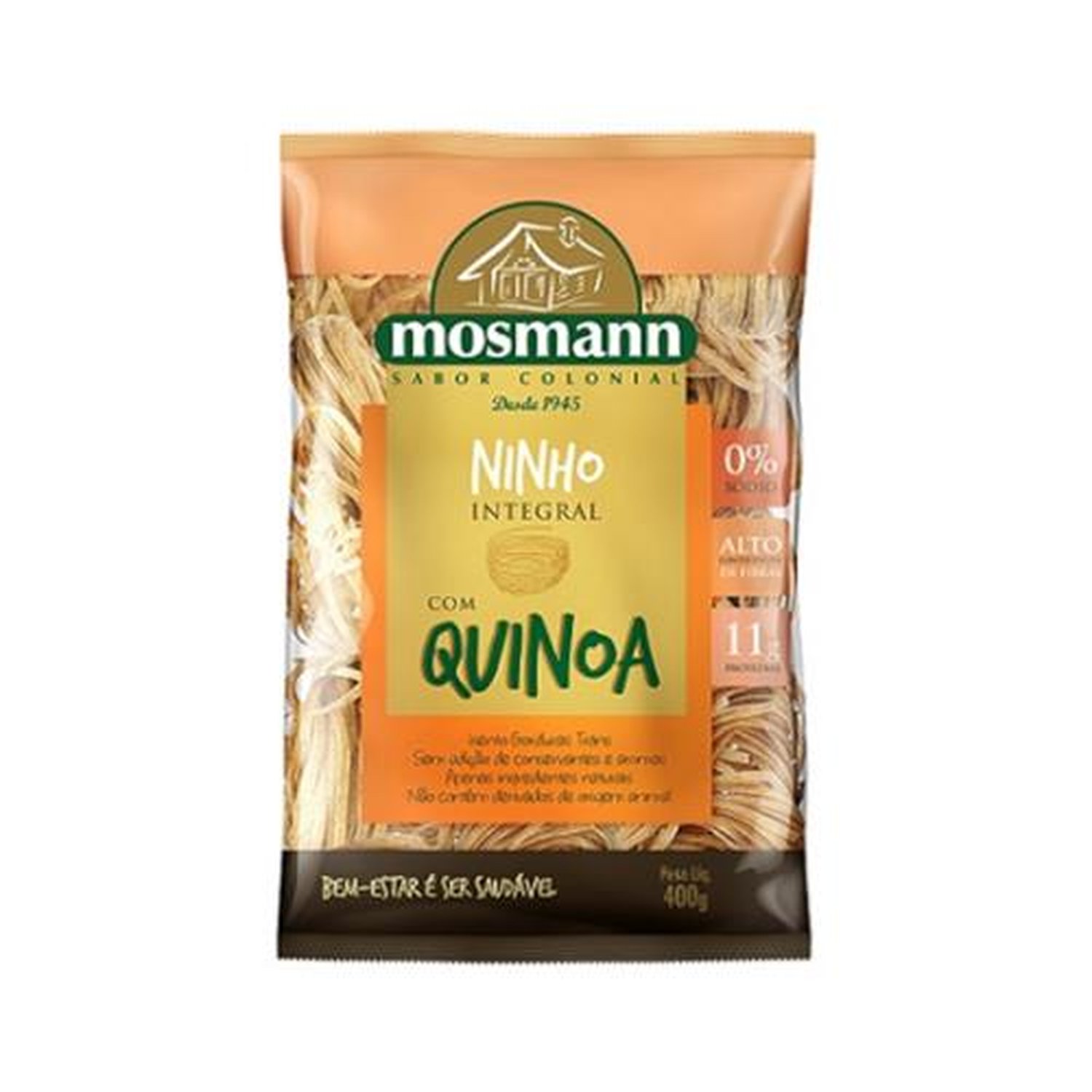 Massa Ninho Integral com Quinoa 400g Mosmann