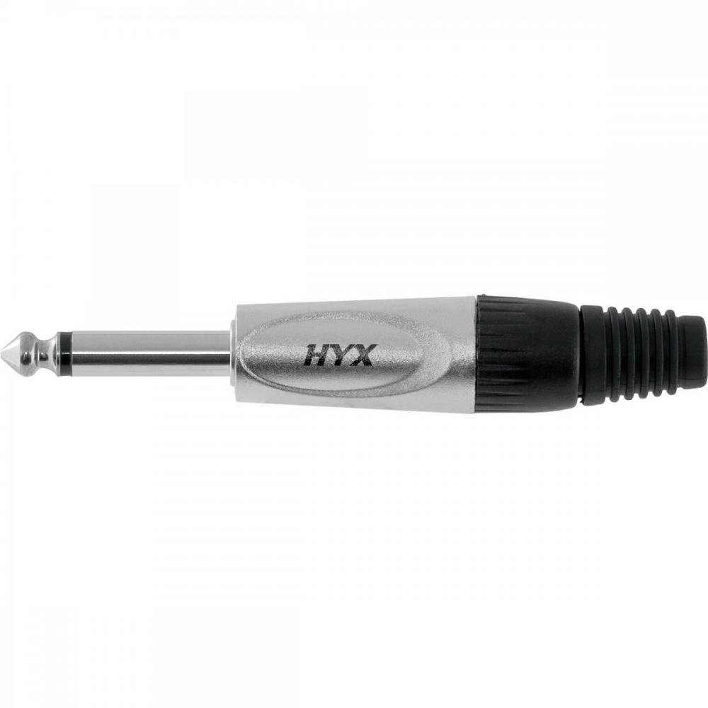 Conector P10 Macho Mono Niquelado HRJ024M HYX Un.Venda: MVA/2