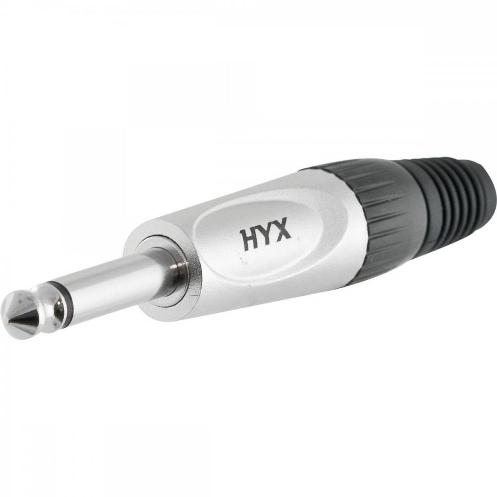 Conector P10 Macho Mono Niquelado HRJ024M HYX Un.Venda: MVA/2