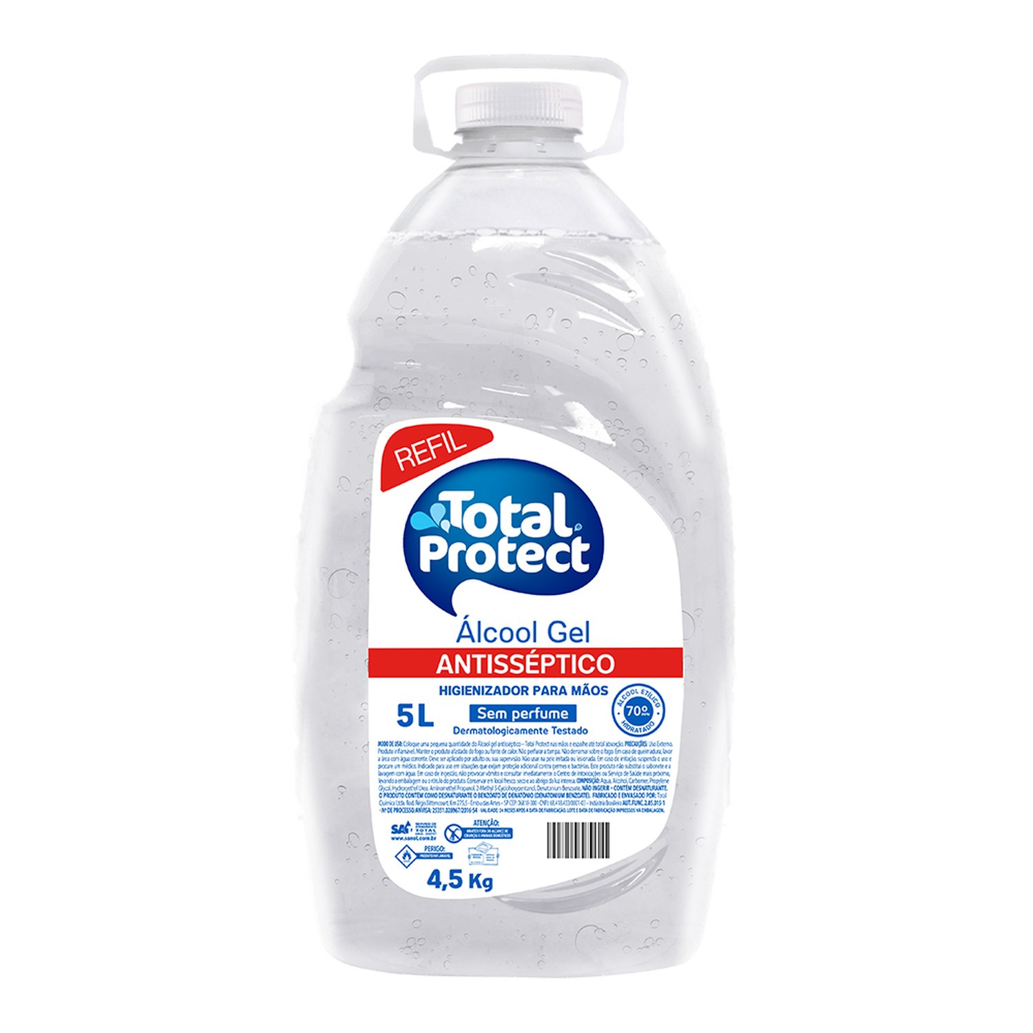 Alcool Gel Total Protect 2x5L