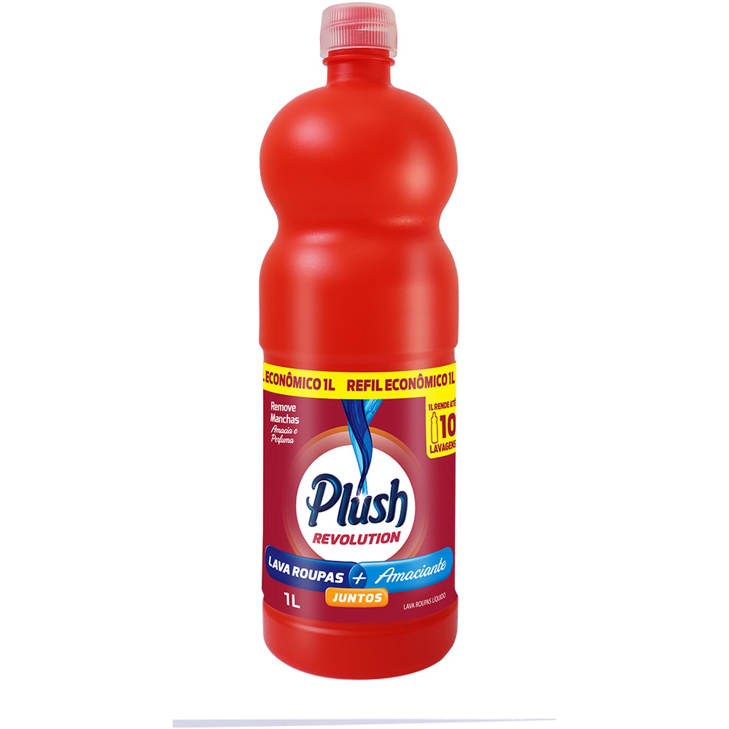 Lava Roupas E Amaciante Plush Revolution 12X1L