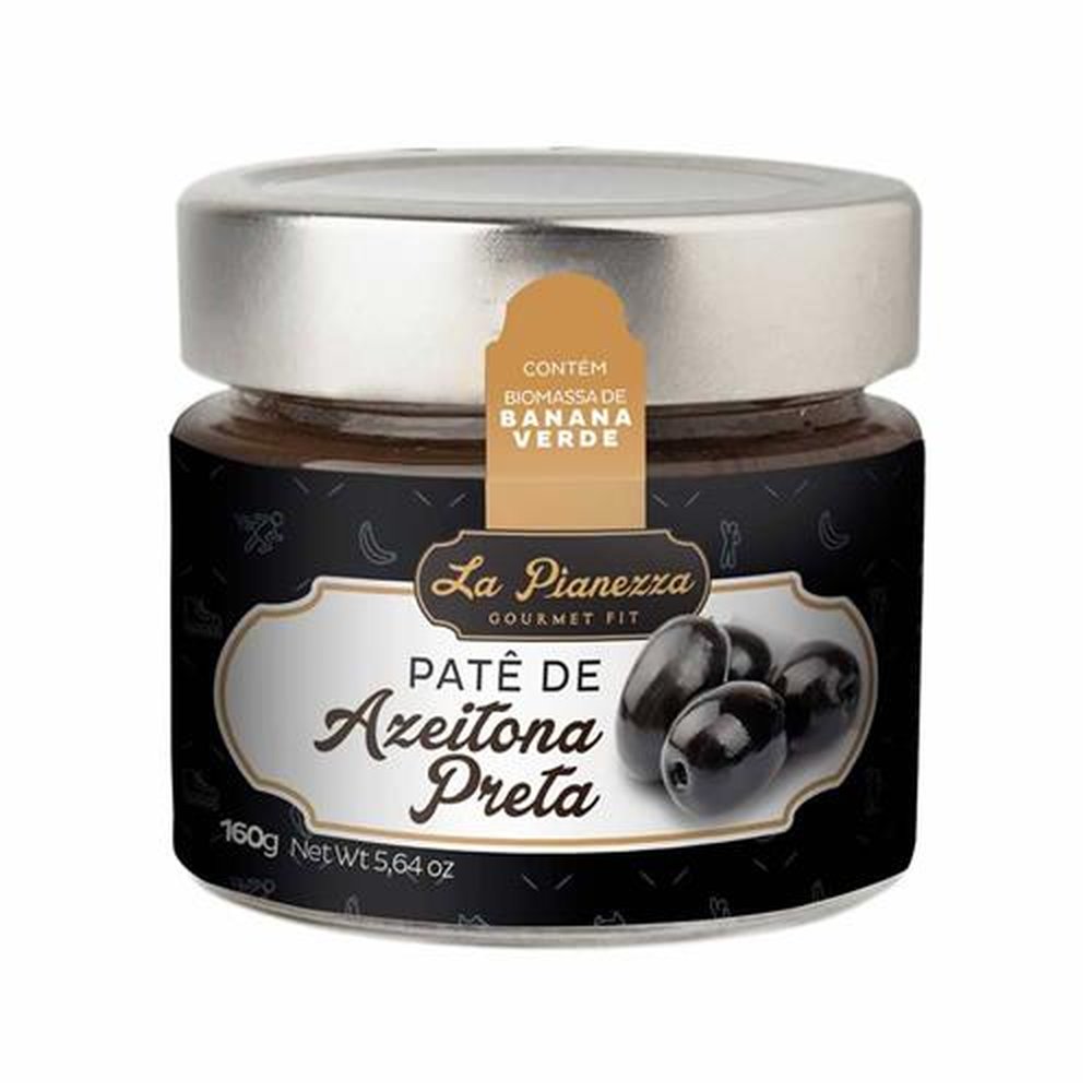 Patê de azeitona preta 160g La Pianezza