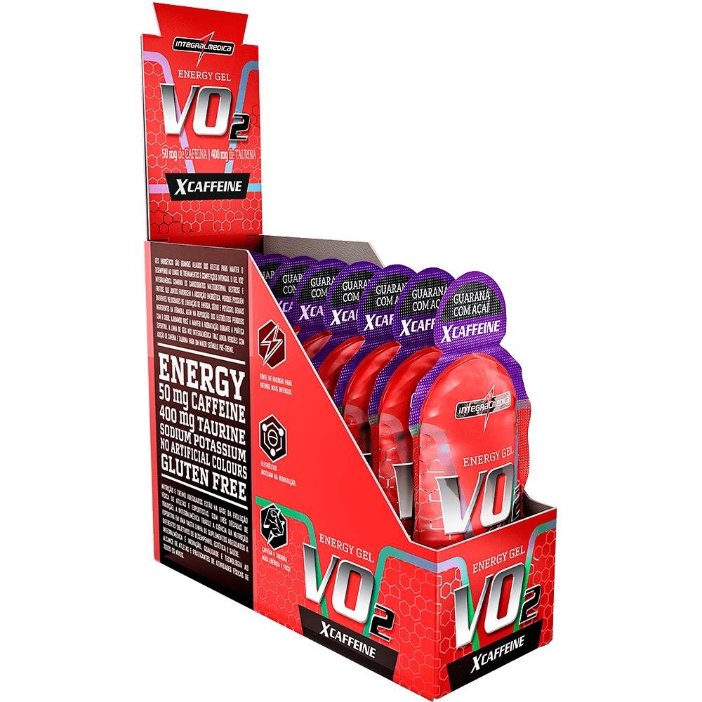 Energy Gel Vo2 X-caffeine Acai 30g Com 10