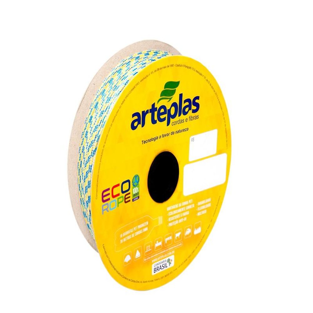 Corda Eco Rope 03mm Colorida com 400m
