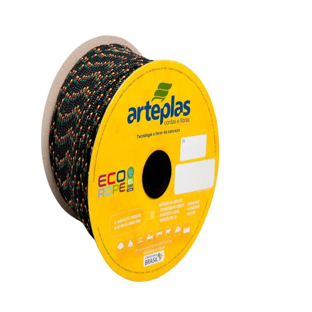 Corda Eco Rope 12mm Colorida com 105m