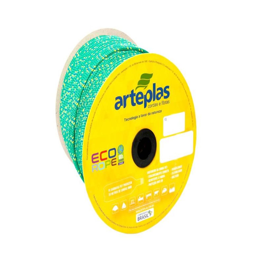 Corda Eco Rope 12mm Colorida com 105m