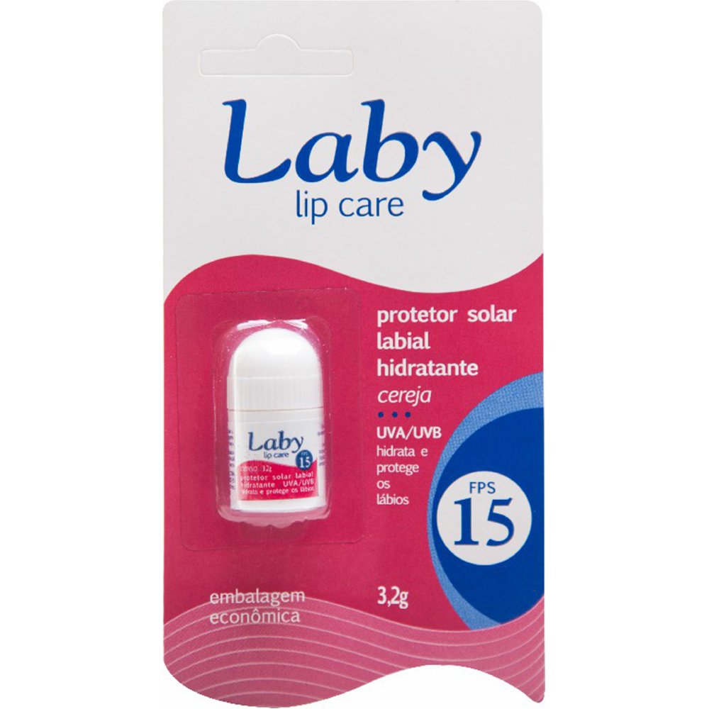 Protetor Labial Laby Fps15 Cereja E Economica