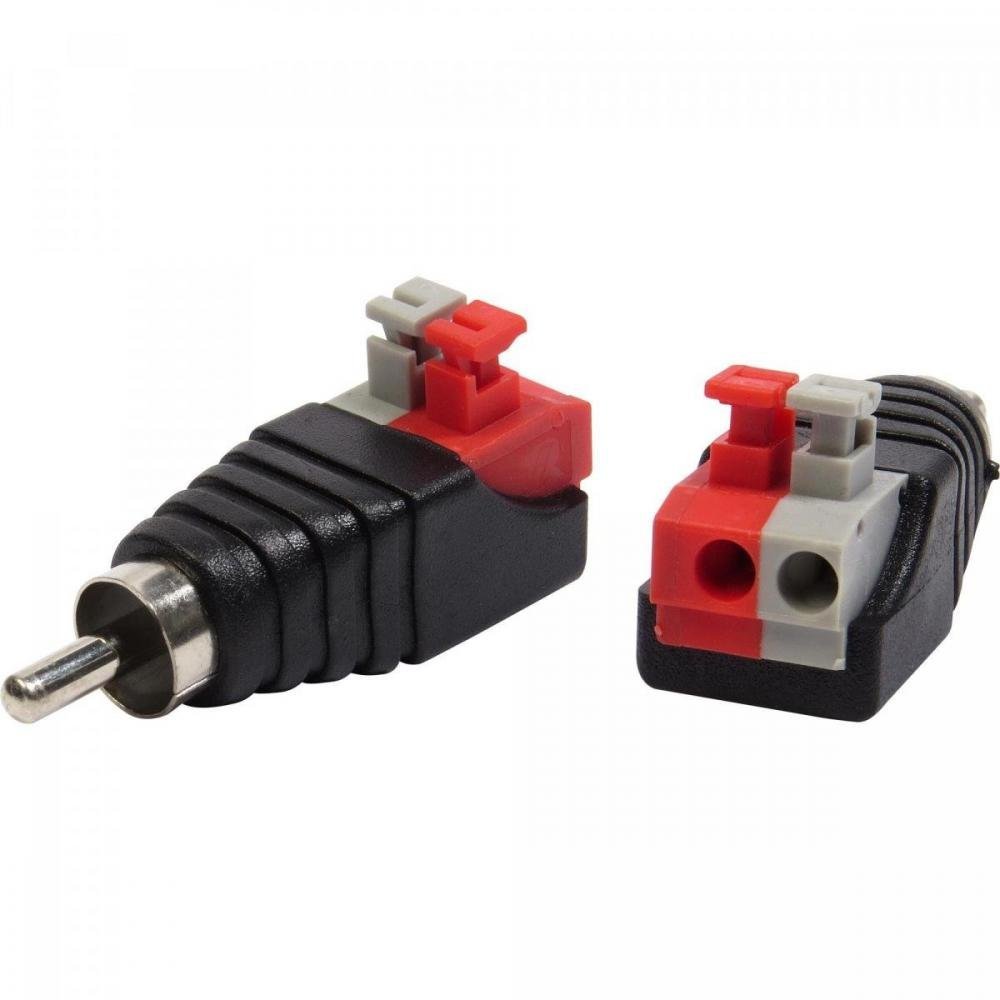 Plug Rca com Borne Engate Rápido Pgrc0029 Storm