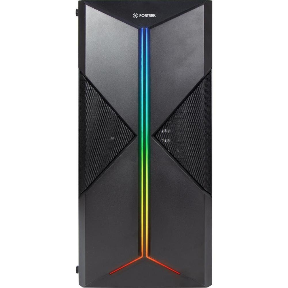 Gabinete Gamer Fortrek Holt Mid Tower RGB Preto