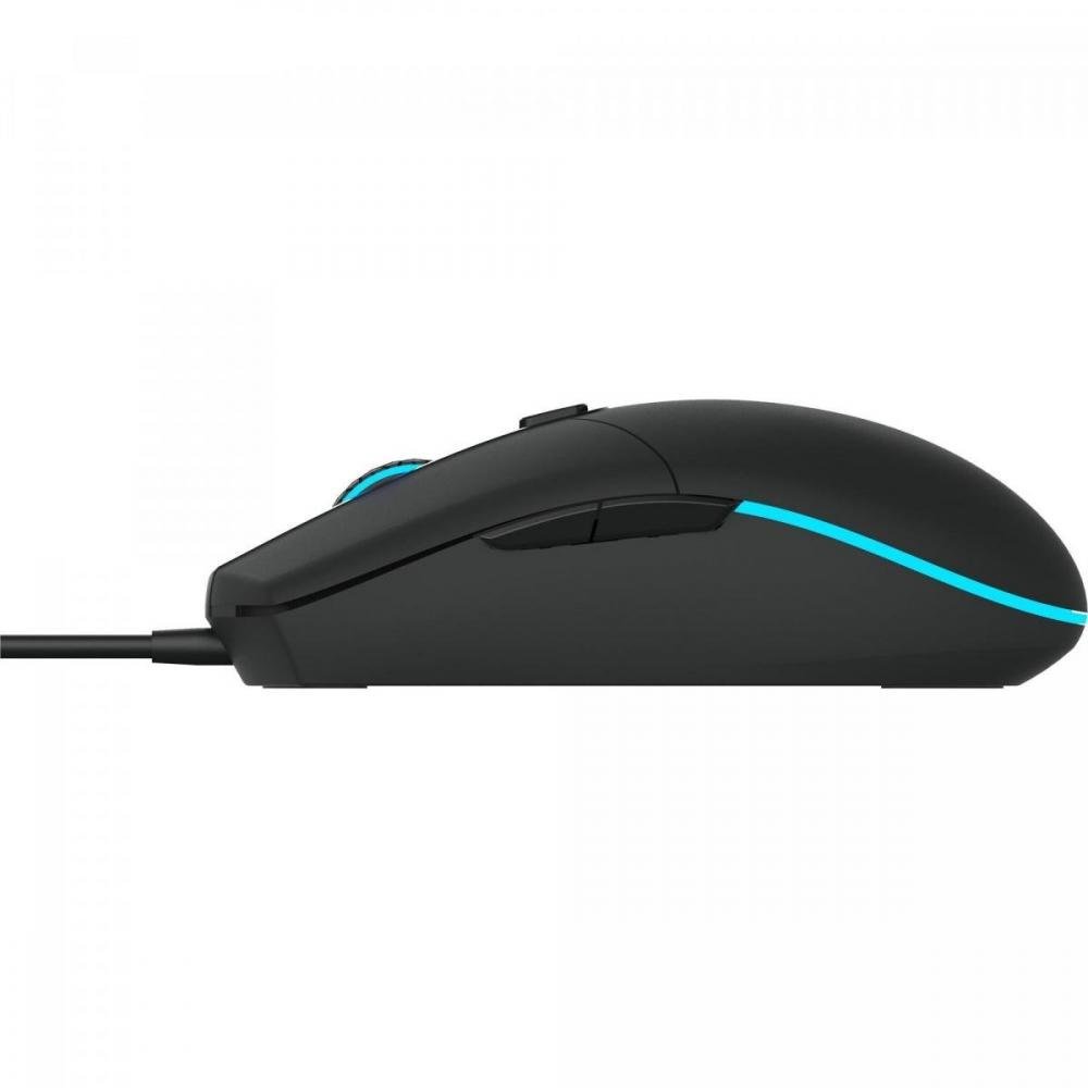 Kit Teclado e Mouse Gamer Fortrek Ranger Rainbow RGB Grafite