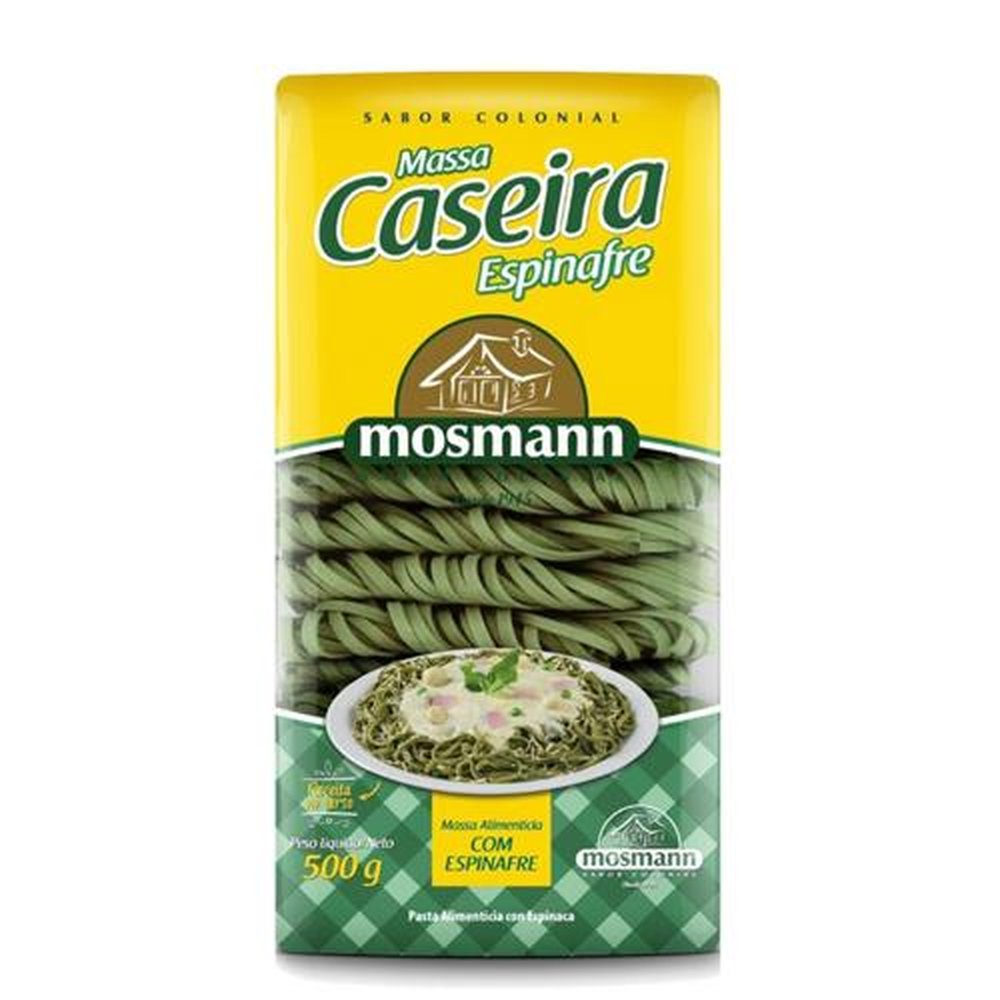 Massa Caseira Espinafre 500 g Mosmann