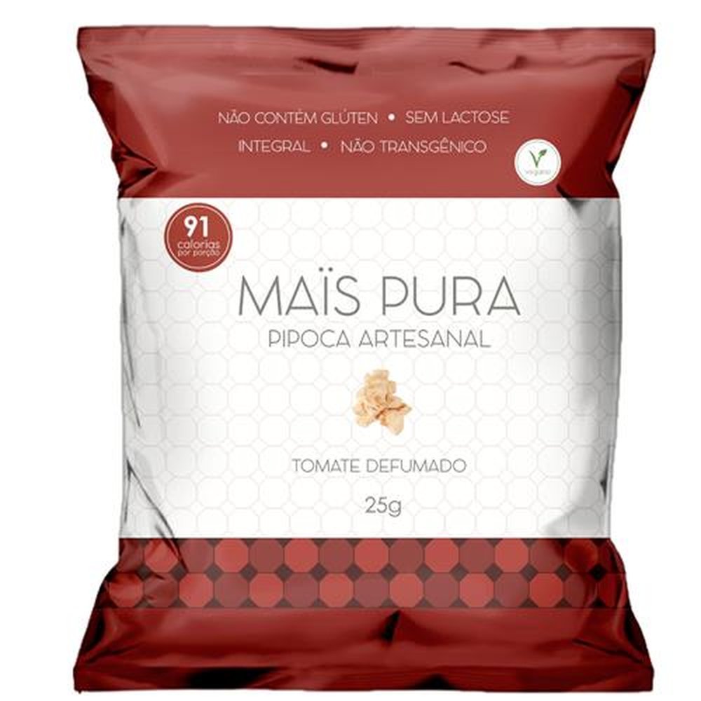Pipoca Mais Pura Sabor Tomate Defumado 25 g