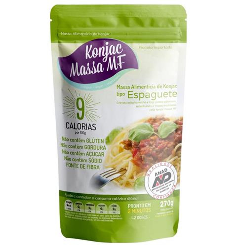 Massa Alimenticia de Konjac Tipo Espaguete