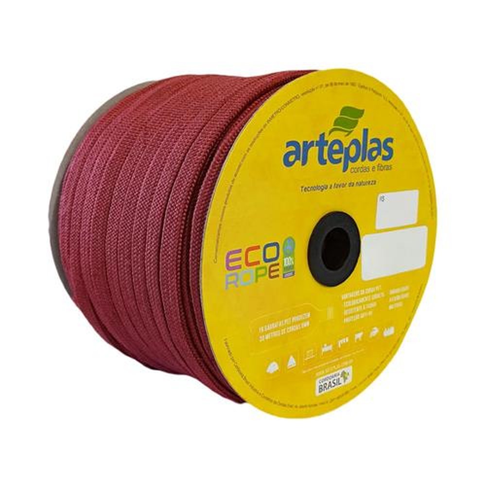 Corda ECO ROPE 20mm CHATA VERMELHA c/120m