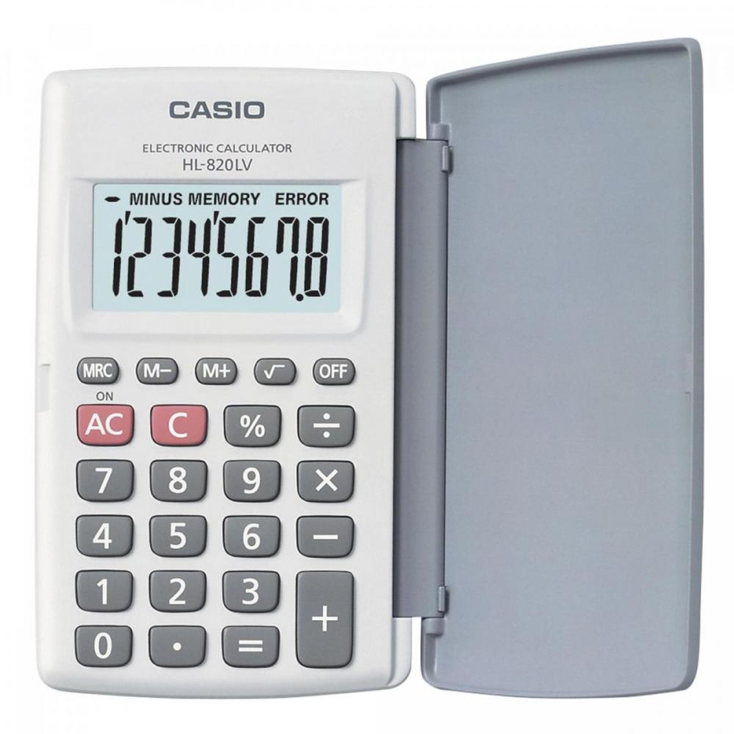 Calculadora De Bolso Casio Hl-820Lv 8 Dígitos Branca Un.Venda: Pc/1