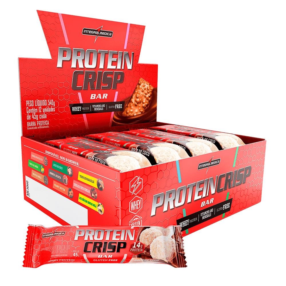 Protein Crisp Bar 12 Unid Doce Coco - 12 Unid