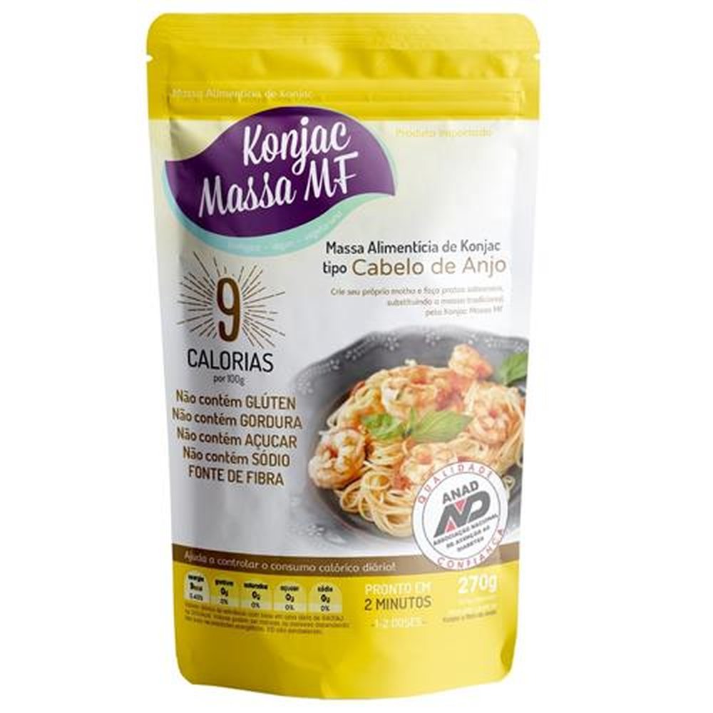 Massa alimenticia de Konjac tipo Cabelo de Anjo